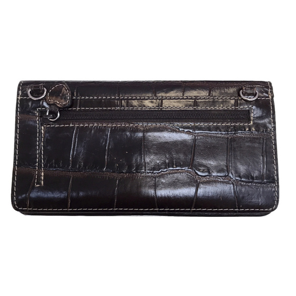 Brighton Brown Coco Embossed Wallet - Picture 2 of 4